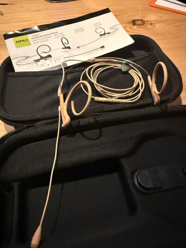 DPA d:fine 66 Dual-Ear Omni Headset Microfoon Beige, Ophalen of Verzenden, Gebruikt, Overige typen
