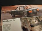 Brochure Ford Taunus 1981, Ophalen of Verzenden, Zo goed als nieuw, Ford