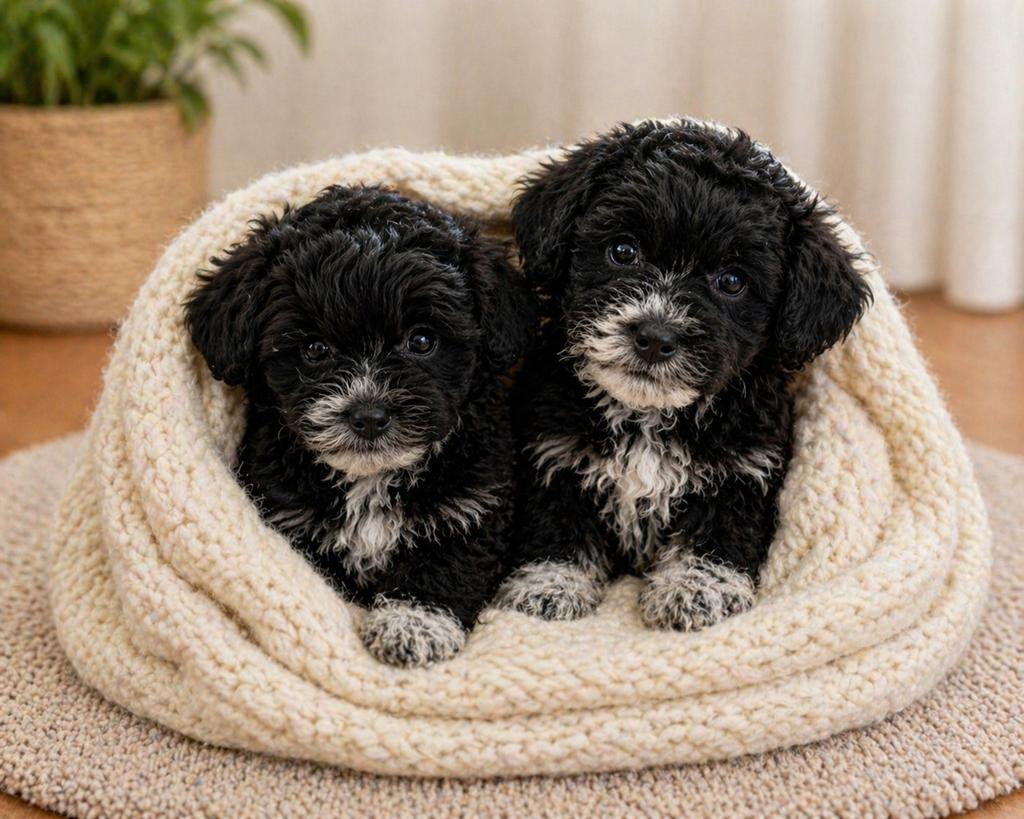 Schattige Maltipoo pups – klein blijvend nog 3 beschikbaar, HCC (leverziekte), Overige rassen, 8 tot 15 weken, Meerdere