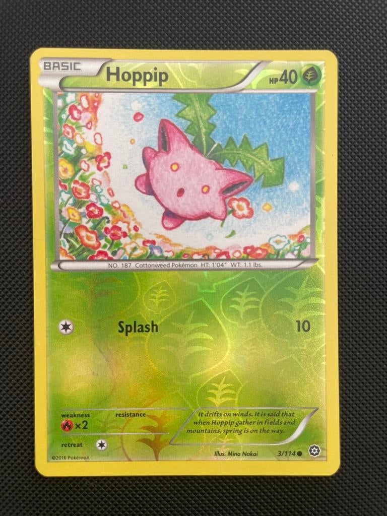 Hoppip 3/114 Reverse Holo XY Steam Siege, Verzenden, Zo goed als nieuw