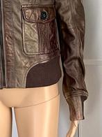 i568 EDC maat S=36 echt-leren jasje jack blazer colbert leer, Ophalen of Verzenden, Zo goed als nieuw, Jasje, Maat 36 (S)