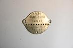 1935 frankrijk dog tag ID disc identificatie plaatje, Verzamelen, Ophalen of Verzenden, Landmacht, Overige gebieden, Overige typen