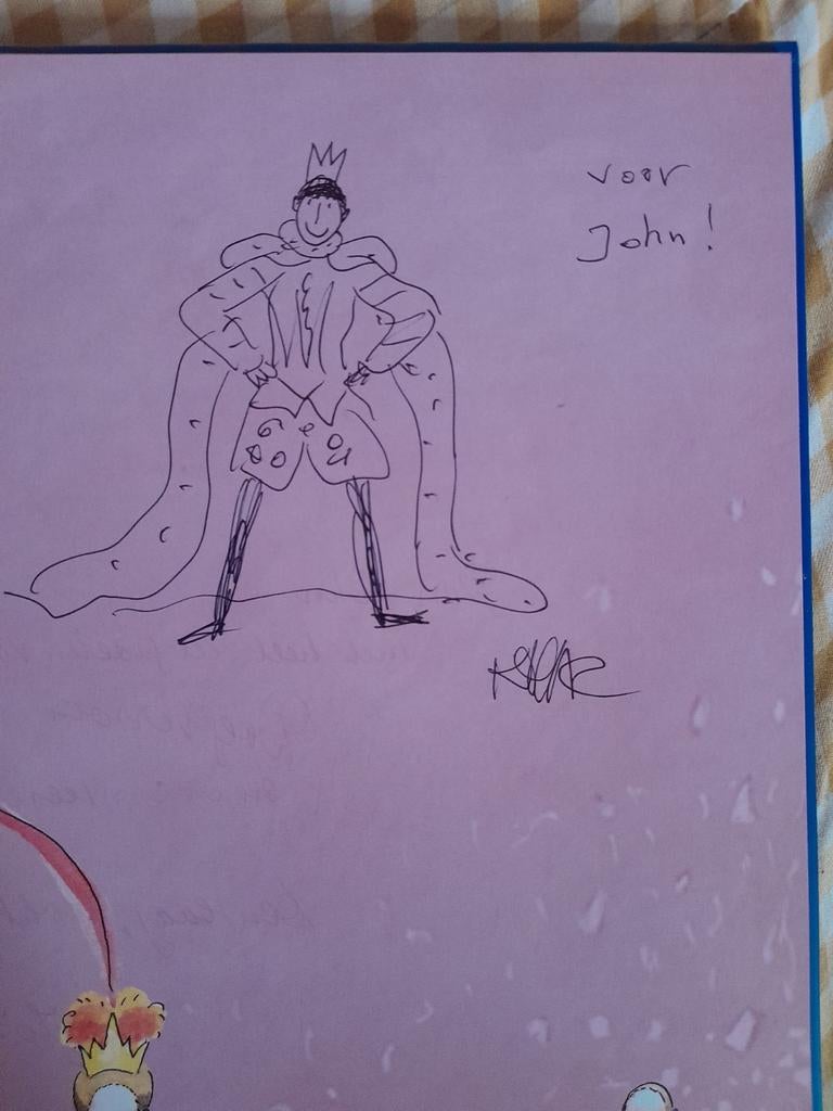 Dolf Verroen - DE PRINS OP HET WITTE PAARD met tekening, Ophalen of Verzenden, Zo goed als nieuw, Dolf Verroen