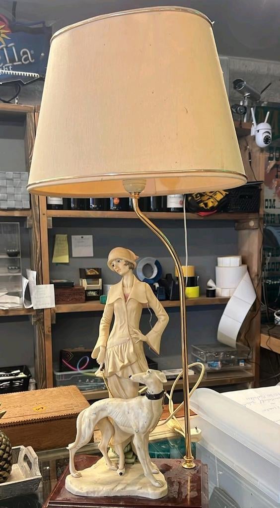 Antieke artdeco lamp, Ophalen of Verzenden