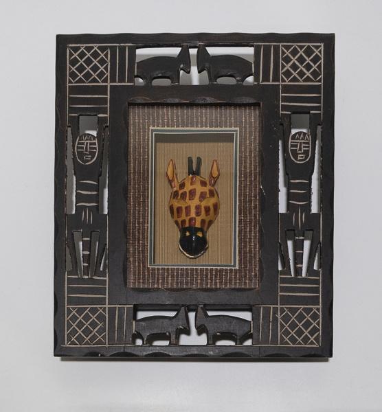 Fraai 3D giraffe wanddecoratie, Antiek en Kunst, Kunst | Beelden en Houtsnijwerken, Ophalen of Verzenden