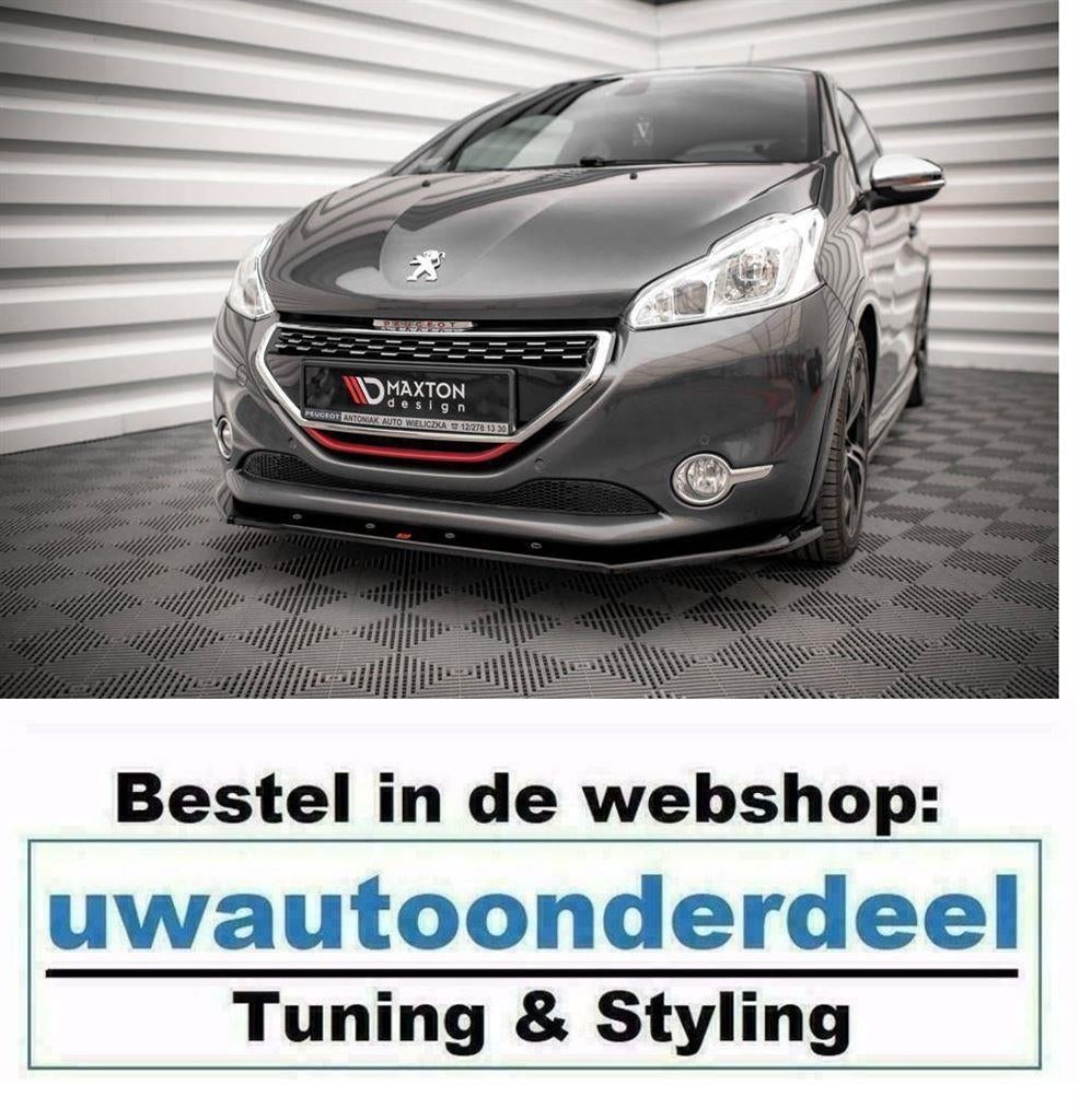 Maxton Design Spoiler Lip Splitter Voor Peugeot 208 GTI Mk1, Verzenden
