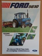 Folder Ford 5610 tractor, Boeken, Ophalen of Verzenden, Gelezen, Tractor en Landbouw