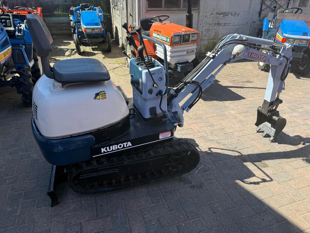 Kubota K005 minikraan minigraver, Ophalen, Graafmachine