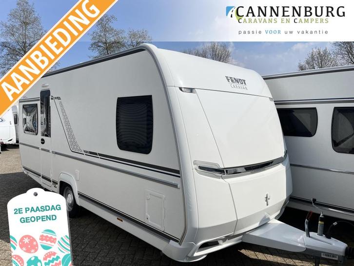 Fendt Apero 495 SFB, Caravans en Kamperen, Caravans, Bedrijf, tot en met 4, 1250 - 1500 kg, Rondzit, Fendt, Frans bed, Lengtebed