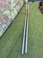 izeren lantaarnpalen – 280 cm, Telecommunicatie, Antennes en Masten, Ophalen, Zo goed als nieuw, Antenne