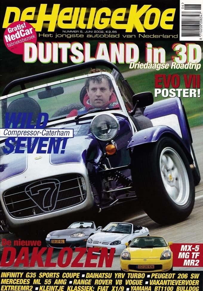 Heilige Koe 6 2002 : Toyota MR2 - MG TF 160 - Mazda MX5, Ophalen of Verzenden, Gelezen, Algemeen