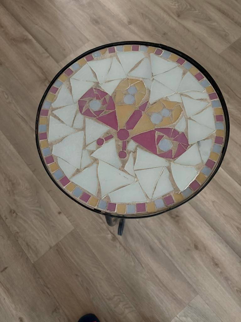 Vintage tafel, Ophalen of Verzenden, Zo goed als nieuw, Rechthoekig, Minder dan 55 cm