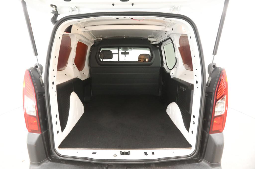 Peugeot Partner 1.6 BlueHDi 100PK | Aut. | Airco | Cruise |, Auto's, Bestelauto's, Euro 6, 4 cilinders, Wit, Origineel Nederlands