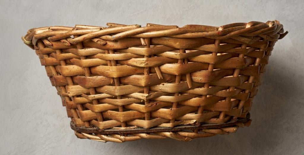 decoratie mandje of opbergmand ovaal, Mand, Nieuw, Ophalen of Verzenden, Riet