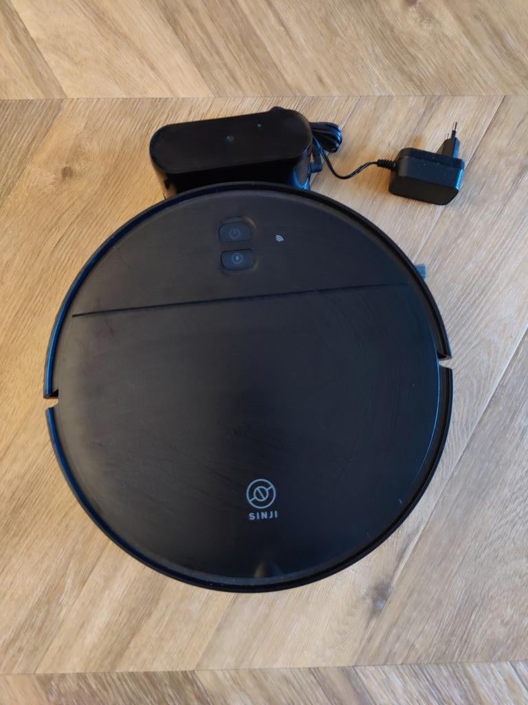 Sinji Robotstofzuiger Gyro met dweil functie, Witgoed en Apparatuur, Stofzuigers, Zo goed als nieuw, Robotstofzuiger, Minder dan 1200 watt