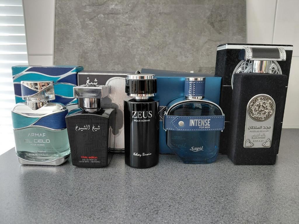 SET: Armaf, Lattafa, Kelsey Berwin, Sapil, Asdaaf, Verzenden