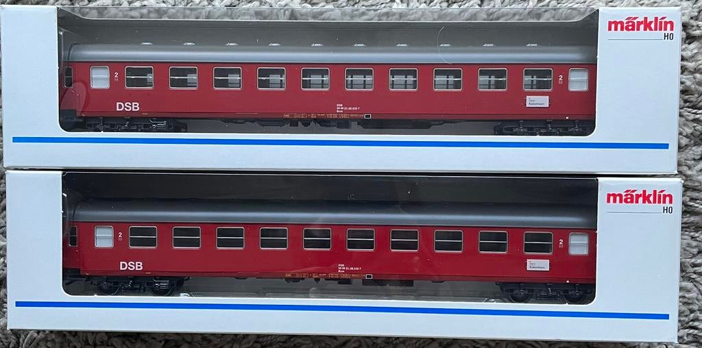 Märklin HO rijtuigenset 2x 42692, Wisselstroom, Wagon, Ophalen of Verzenden, Zo goed als nieuw