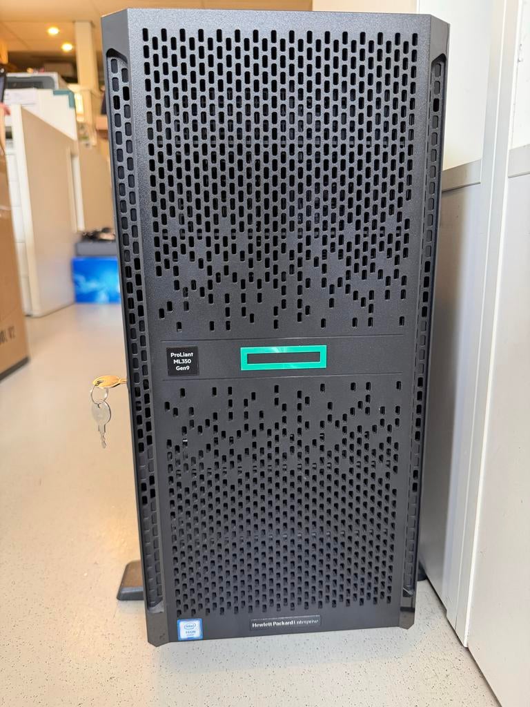 HPE ProLiant ML350 Gen9 server, Xeon, 16GB, 3x 600GB, Computers en Software, Servers, Ophalen, Gebruikt, 2 tot 3 Ghz, Hot swappable onderdelen