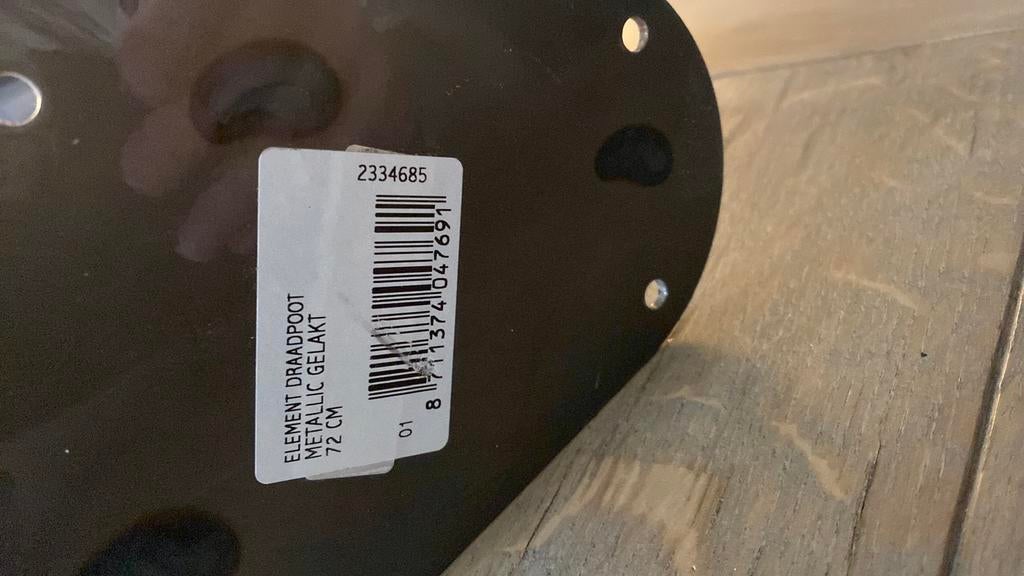 Tafelpoot metaal, Minder dan 50 cm, 50 tot 100 cm, Rond, Ophalen of Verzenden