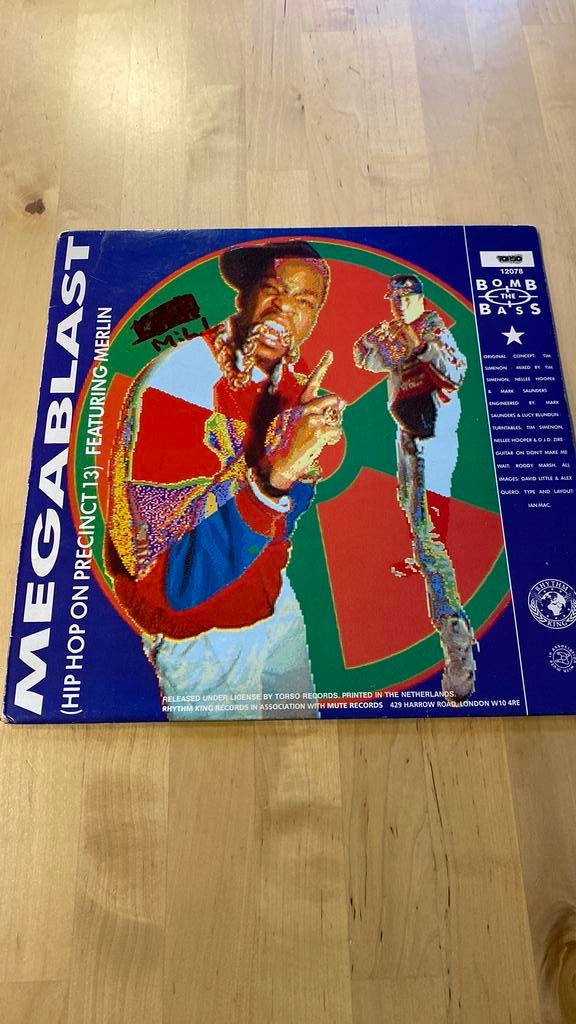 Vinyl lp Bomb the Bass - Don’t make me wait, Cd's en Dvd's, Vinyl | Hiphop en Rap, Ophalen of Verzenden, 1985 tot 2000, Zo goed als nieuw