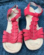 Rode Rieker Roberta sandalen maat 41 hele goede staat, Zo goed als nieuw, Rood, Rieker, Sandalen of Muiltjes