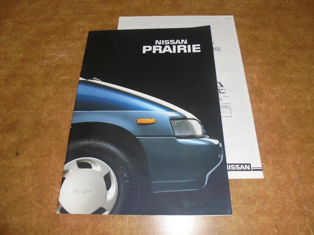 brochure Nissan Prairie  1994, Ophalen of Verzenden, Nieuw, Nissan