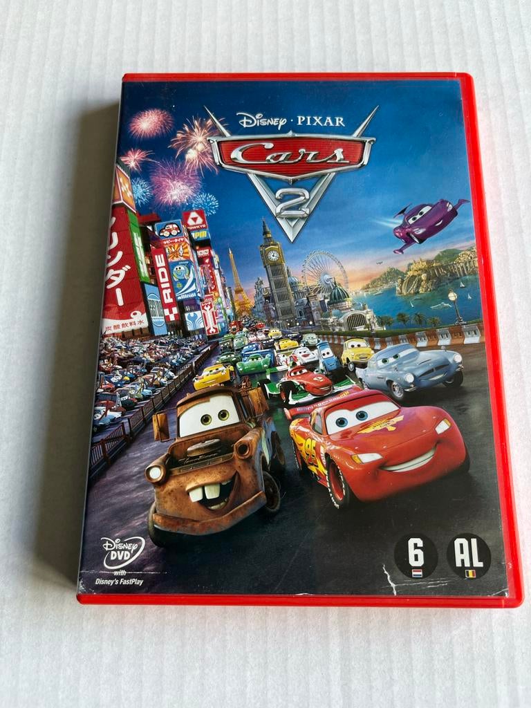 Cars 2 DVD - Disney Pixar Film, Cd's en Dvd's, Dvd's | Tekenfilms en Animatie, Vanaf 6 jaar, Ophalen of Verzenden, Gebruikt, Amerikaans