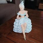 Porseleinen ballerina met spiegel, wagner & apel., Antiek en Kunst, Ophalen of Verzenden
