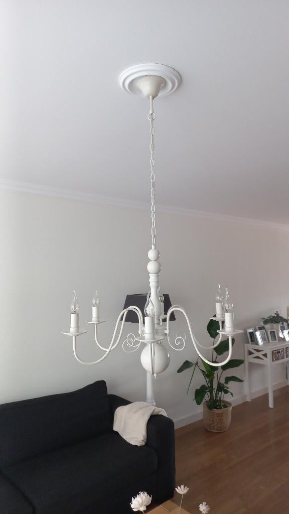 kroonluchter, Huis en Inrichting, Ophalen, Zo goed als nieuw, Metaal, Landelijk