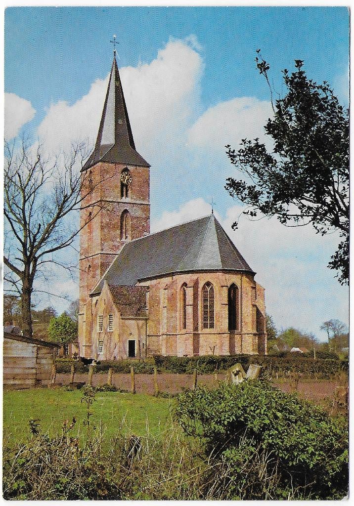 Rolde Ned Herv kerk Gelopen Ansichtkaart ( B4878 ), Ophalen of Verzenden, 1980 tot heden, Gelopen