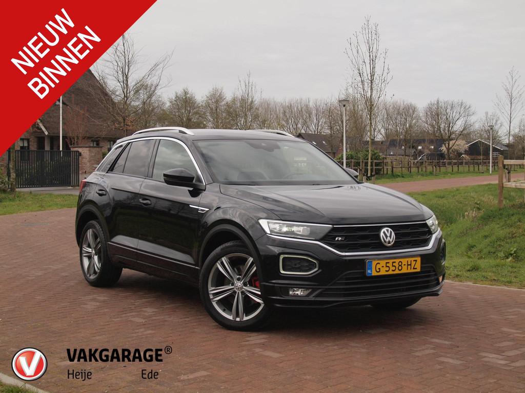 Volkswagen T-Roc 1.5 TSI Sport Business R | 2X R-Line | Sfee, Auto's, Volkswagen, Stof, 4 cilinders, 150 pk, Zwart