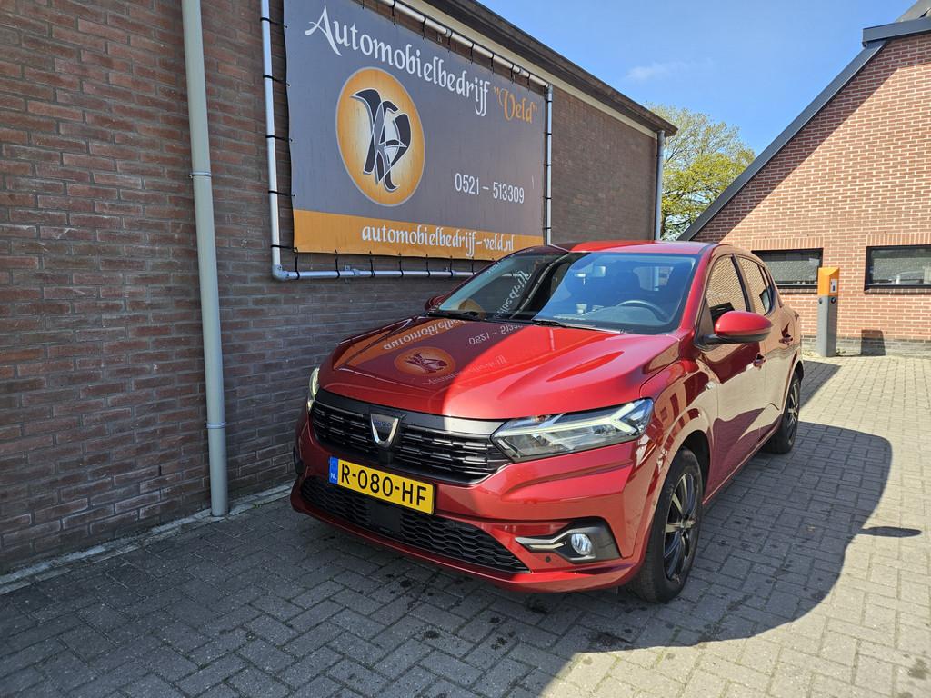 Dacia Sandero 1.0 TCe 90 Comfort (bj 2022), Stof, Origineel Nederlands, Bedrijf, Handgeschakeld