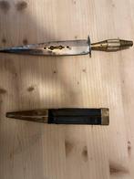 Antieke Spaanse dolk met schede, Ophalen of Verzenden