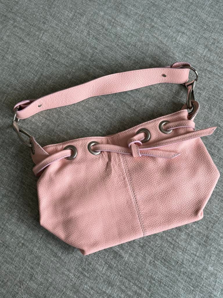 Vera pelle schoudertas roze leer nieuw, Sieraden, Tassen en Uiterlijk, Tassen | Damestassen, Ophalen of Verzenden, Zo goed als nieuw