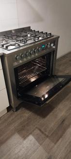 R.V.S 5 pits gasfornuis 90 cm breed 56 cm diep, 60 cm of meer, Ophalen of Verzenden, Gas, Vrijstaand