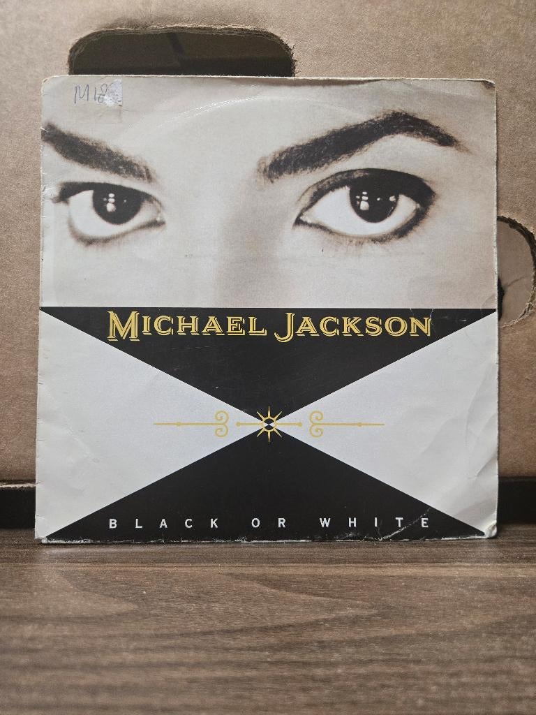 Michael Jackson - Black or white, Cd's en Dvd's, Vinyl Singles, 7 inch, Single, Ophalen of Verzenden, Zo goed als nieuw