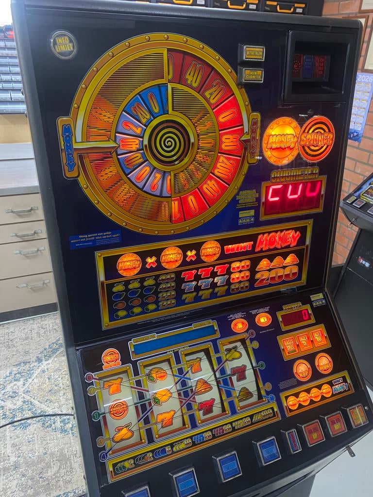 Nette Money Spinner op euro's in en uit   €375, Verzamelen, Euro, Ophalen, Zo goed als nieuw