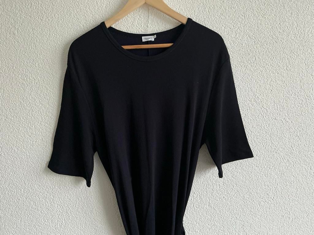 Filipa K diep donkerblauwe jurk, maat XL (42-44), Blauw, Maat 46/48 (XL) of groter, Ophalen of Verzenden, Gedragen