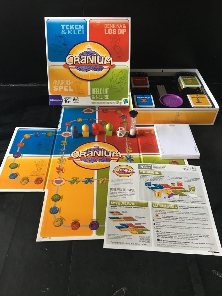 cranium vernieuwde editie, Hobby en Vrije tijd, Gezelschapsspellen | Bordspellen, Verzenden, Zo goed als nieuw