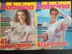 Sabrina breien nr 9 en 12 met 82 vintage patronen breien, Ophalen of Verzenden, Zo goed als nieuw, Breien en Haken, Sabrina