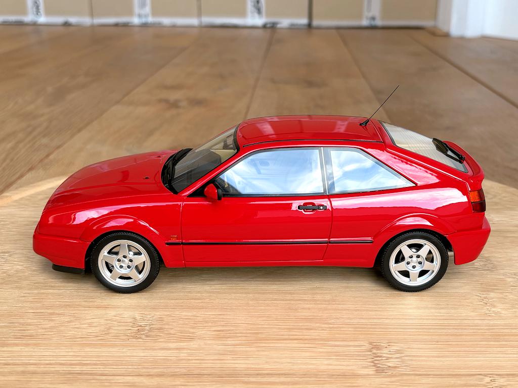 Volkswagen Corrado VR6 rood 1:18 OttO Mobile OT1203 VW nieuw, Ophalen of Verzenden, Nieuw, Auto, OttOMobile