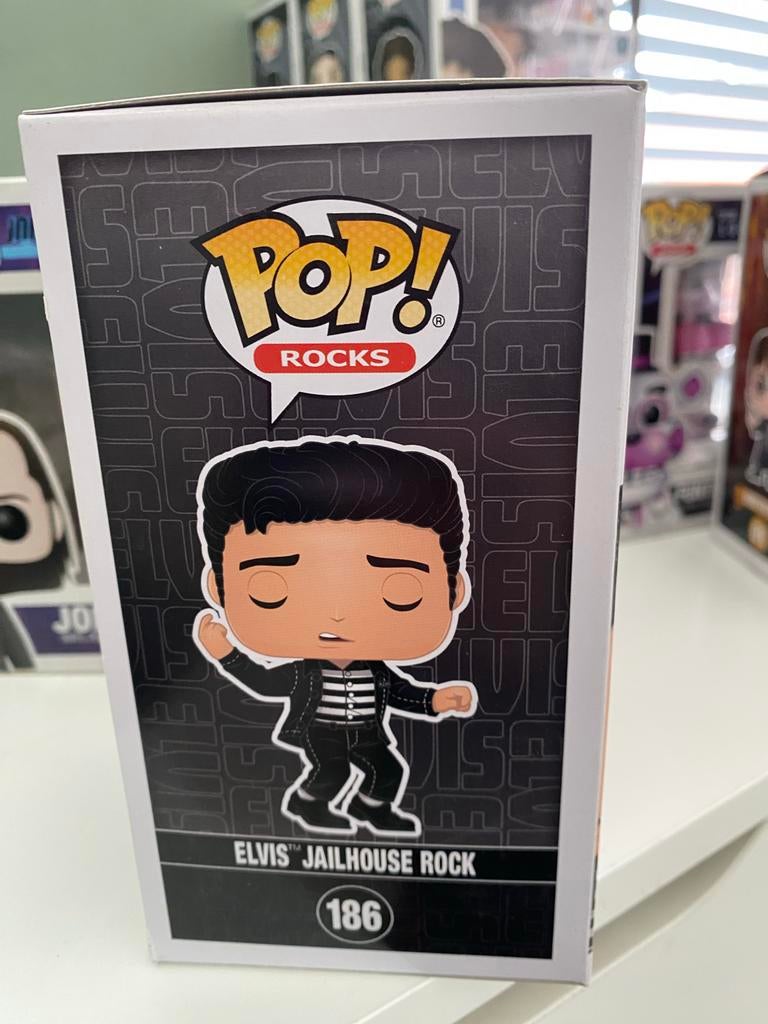 Funko Pop! Rocks #186 Elvis Jailhouse Rock, Verzamelen, Ophalen of Verzenden, Zo goed als nieuw