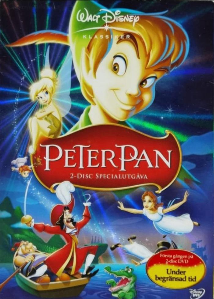 Peter Pan  - 2 dvd-box, Cd's en Dvd's, Dvd's | Tekenfilms en Animatie, Alle leeftijden, Ophalen of Verzenden, Zo goed als nieuw