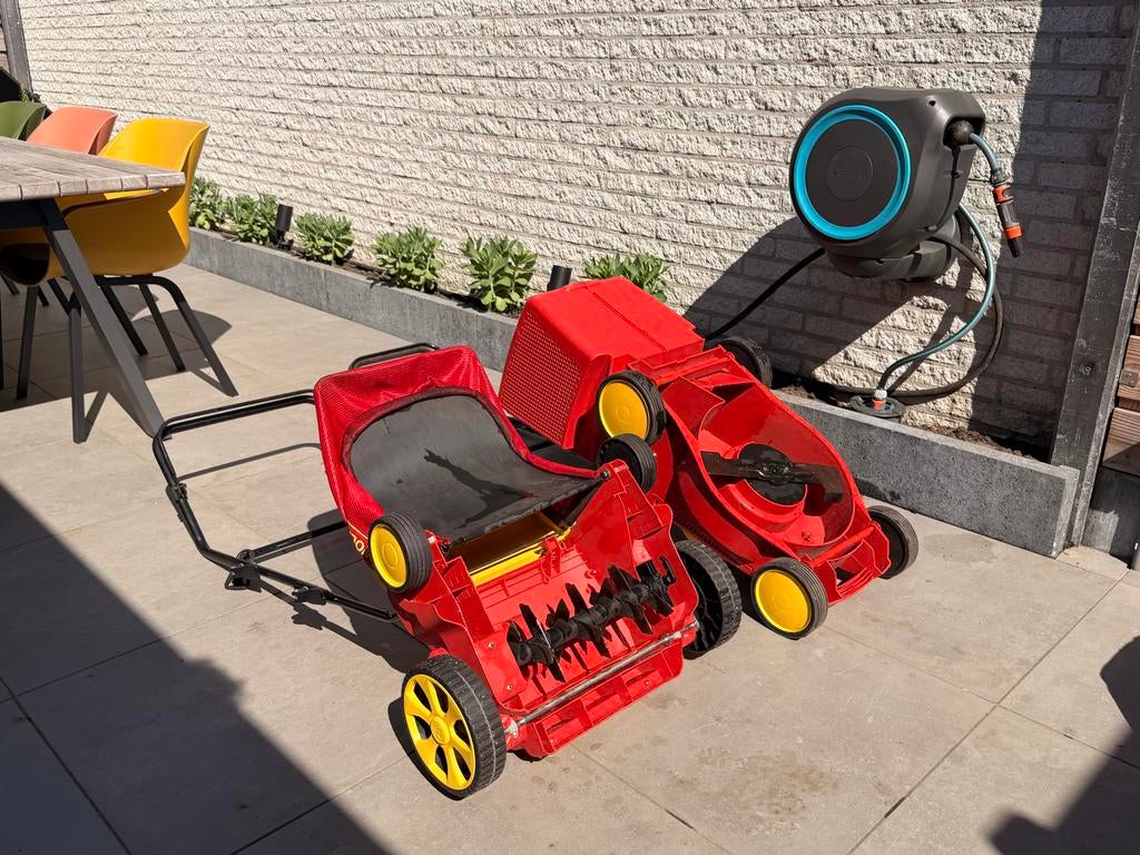 Wolf Garten Elektrische Grasmaaier & Verticuteermachine, Tuin en Terras, Grasmaaiers, Ophalen, Cirkelmaaier, Gebruikt, Elektrische grasmaaier