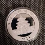 Chinese Panda zilveren munt 30 gram zilver uit 2023, Ophalen of Verzenden, Oost-Azië, Zilver