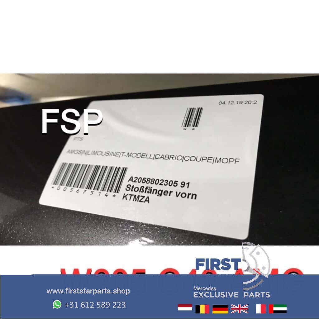 C205 W205 S205 C43 AMG Facelift Voorbumper COMPLEET Mercedes, Gebruikt, -, Voor, Ophalen of Verzenden