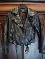 Zwarte Zara bikerjack, Ophalen of Verzenden, Zo goed als nieuw, Maat 36 (S), Zara