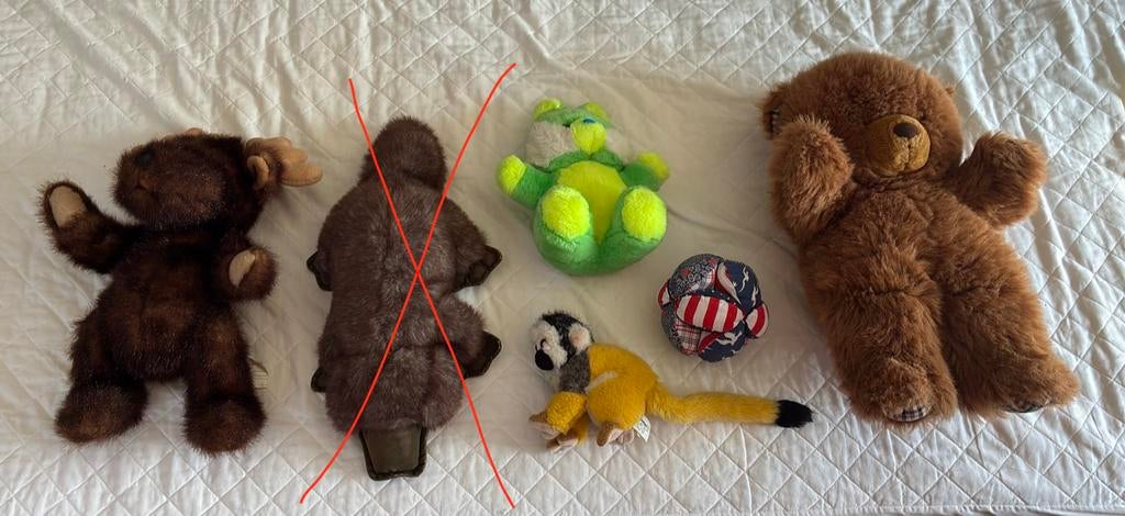 Diverse Knuffeldieren, Ophalen, Gebruikt, Overige typen