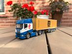 Schaalmodel van een Scania container, Ophalen of Verzenden, Zo goed als nieuw, Bus of Vrachtwagen, Tekno