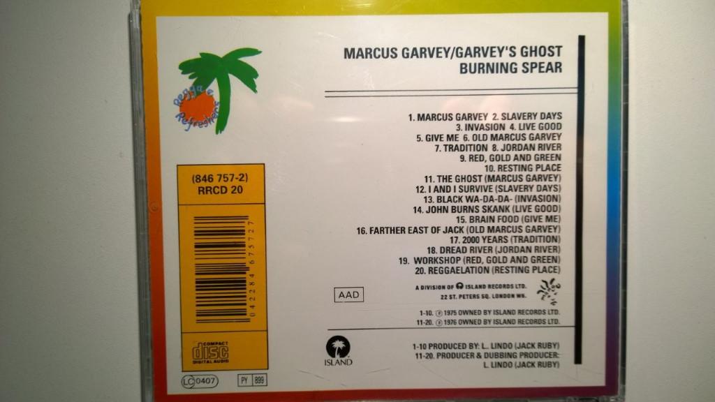 Burning Spear - Marcus Garvey & Garvey's Ghost, Ophalen of Verzenden, Zo goed als nieuw